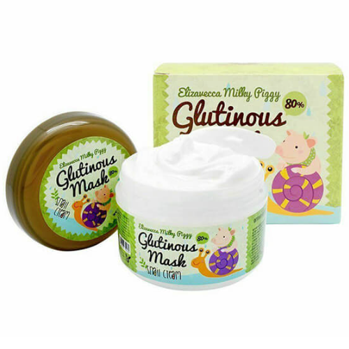 [Crema] Elizavecca Milky Piggy Glutinous 80% Mask Snail Cream 100ml