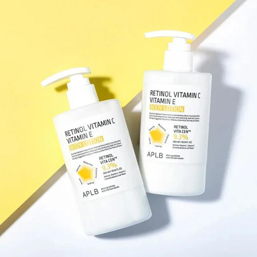 [Loción corporal] APLB Retinol Vitamin C Vitamin E Body Lotion 300ml
