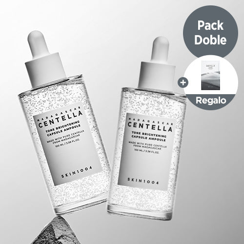 *SALE* *Pack Doble* [Sérum] SKIN1004 Madagascar Centella Tone Brightening Capsule Ampoule 100ml + Regalo Mascarilla