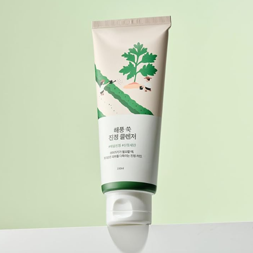 [Limpiador facial] ROUND LAB Mugwort Calming Cleanser 150ml