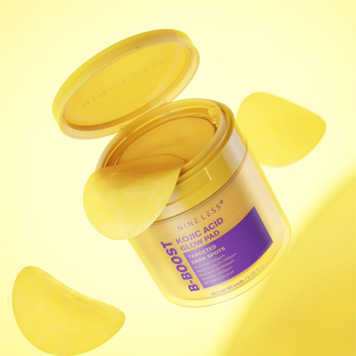 [Almohadillas con tónico] NINE LESS B-Boost Kojjic Acid Glow Toner Pad (80 pads)