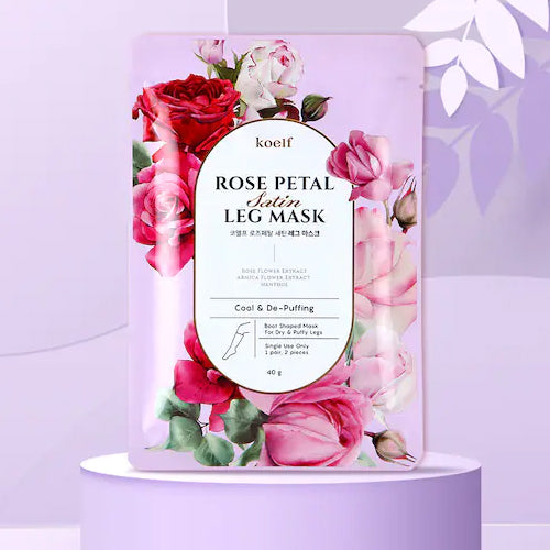 [Mascarilla para piernas] KOELF Rose Petal Leg Mask (1ea)