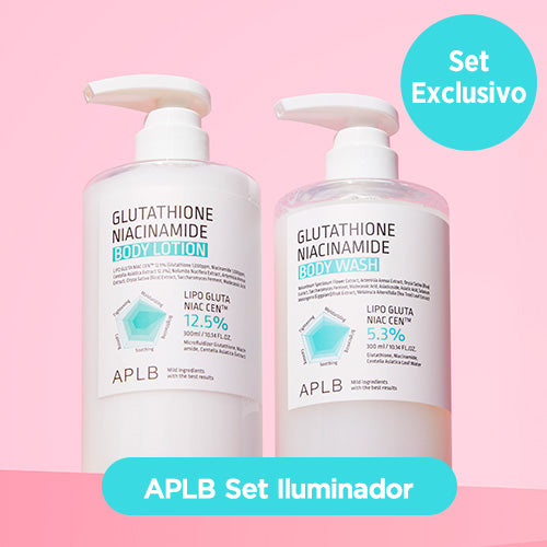 [Set Especial] APLB Glutathione Niacinamide Body Lotion & Wash Set