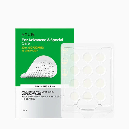 [Parches para acné] Anua Triple Acid Spot Care Microdart Patch (12ea)