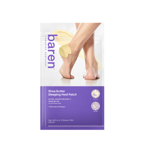 [Parches para pies] baren Shea Butter Sleeping Heel Patch (2ea)
