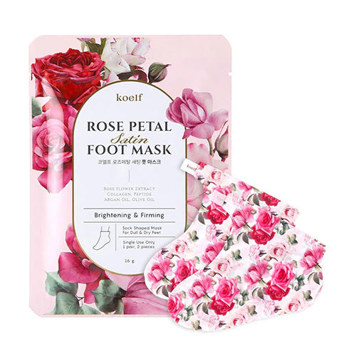 [Mascarilla para pies] KOELF Rose Petal Satin Foot Mask