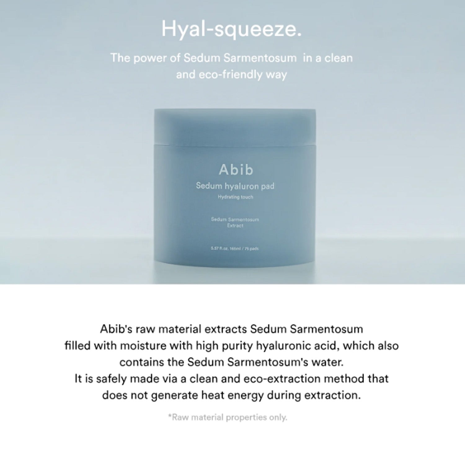 [Sérum hidratante] Abib Serum Hyaluron Pad Hydrating Touch (75pads)