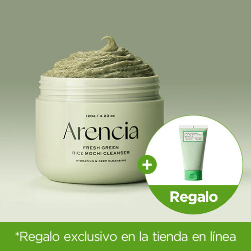 [Limpiador facial] Arencia Fresh Green Rice Mochi Cleanser 120ml
