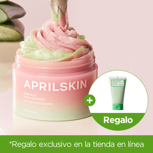 [Bálsamo limpiador facial] APRILSKIN Pink Aloe Pack Cleanser 120ml