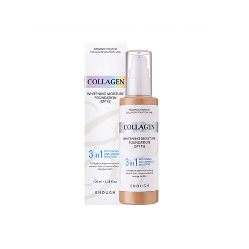 [Base de maquillaje] ENOUGH Collagen 3in1 Foundation 100ml (2 colors)