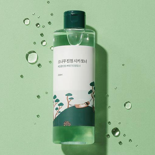 [Tónico facial calmante] ROUND LAB Pine Calming Cica Toner 250ml
