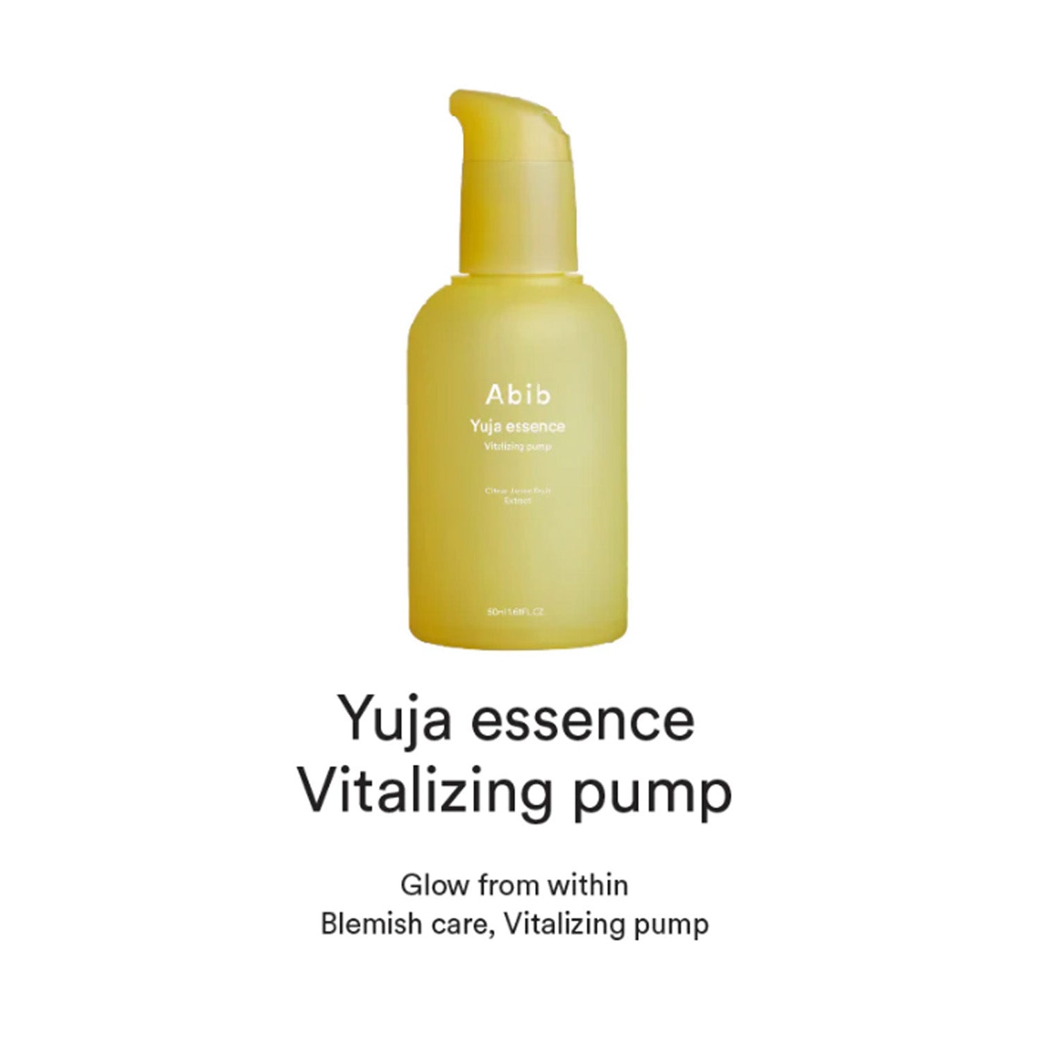 [Esencia facial] Abib Yuja Essence Vitalizing Pump 50ml