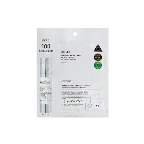 [Mascarilla facial] VT Reedle Shot 100 2-Step Mask (1ea)