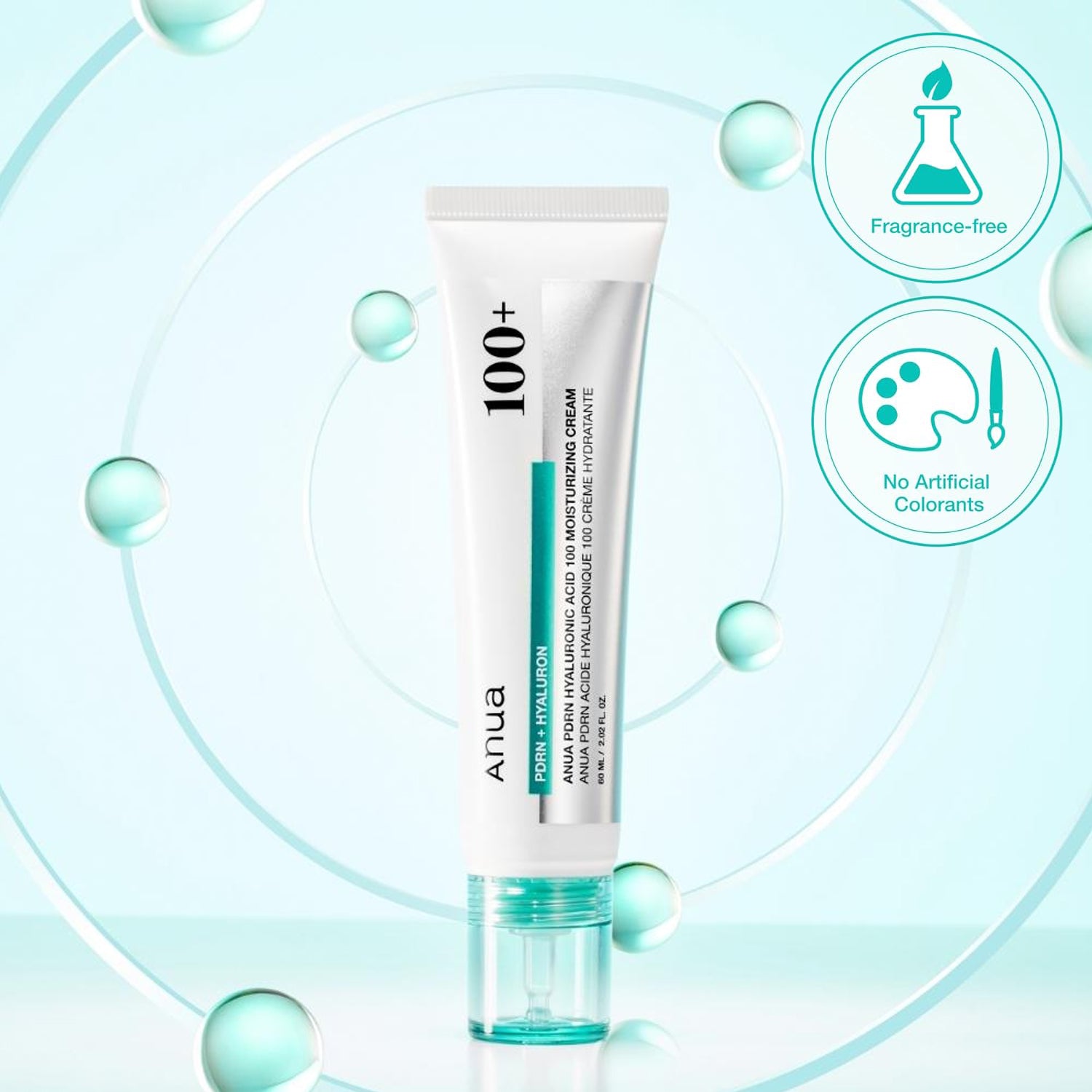 [Crema] Anua PDRN Hyaluronic Acid 100 Moisturizing Cream 60ml