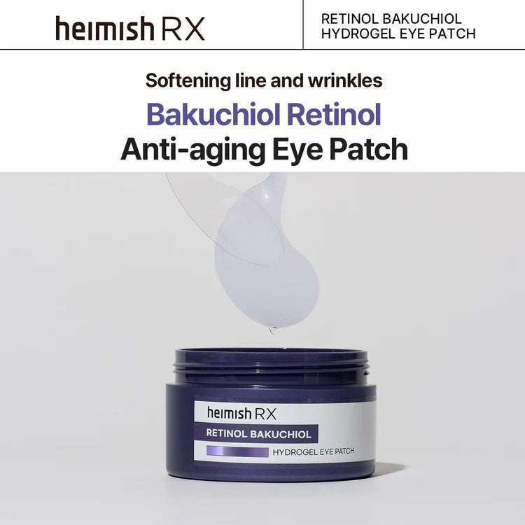 [Mascarilla contorno de ojos] Heimish RX Retinol Bakuchiol Hydrogel Eye Patch (60ea)