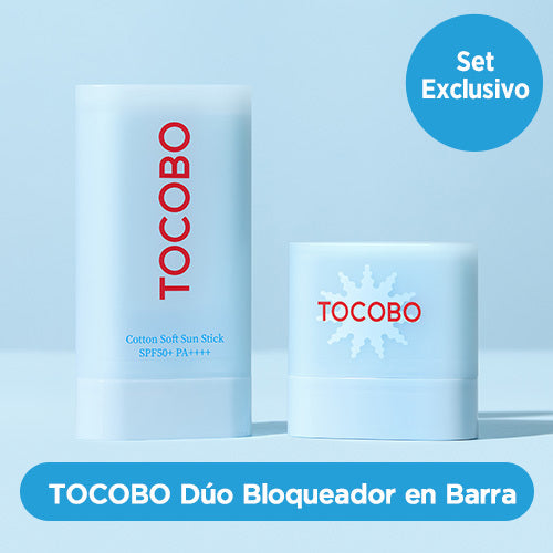 [Set Especial] TOCOBO Dúo Sun Stick: Cotton Airy Original + mini