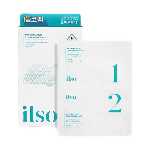 [Parche limpiador de puntos negros] ilso Natural Mild Clear Nose Pack (5ea)