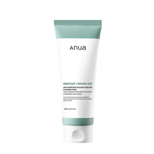 [Limpiador facial] Anua *renewal* Heartleaf Succinic Moisture Cleansing Foam 150ml