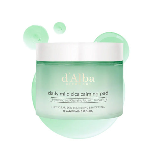 [Almohadillas con tónico] d'Alba White Truffle Daily Mild Cica Calming Pad (50ea)