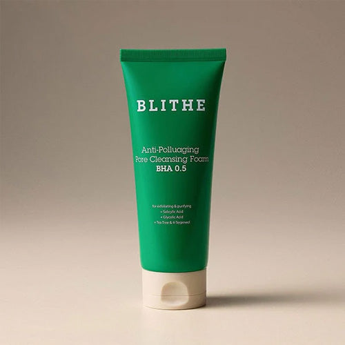 [Limpiador facial] BLITHE Anti-Polluaging Pore Cleansing Foam BHA 0.5 150ml