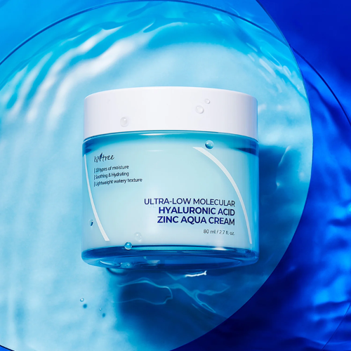 [Crema facial] Isntree Ultra-Low Molecular Hyaluronic Acid Zinc Aqua Cream 80ml