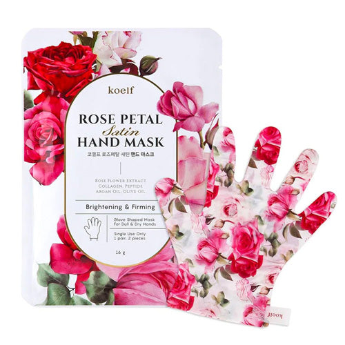 [Mascarilla para manos] KOELF Rose Petal Satin Hand Mask