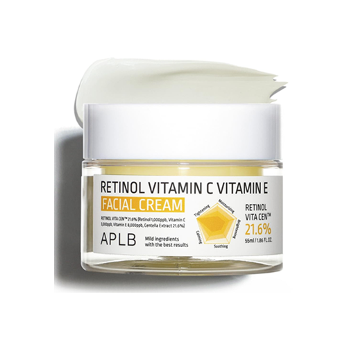 [Crema con vitaminas] APLB Retinol Vitamin C Vitamin E Facial Cream 55ml