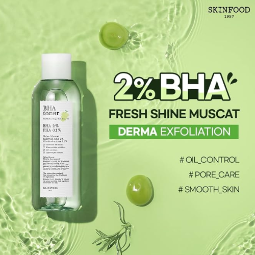 *CLEARANCE* [Tónico] Skinfood Shine Muscat BHA Toner 150ml