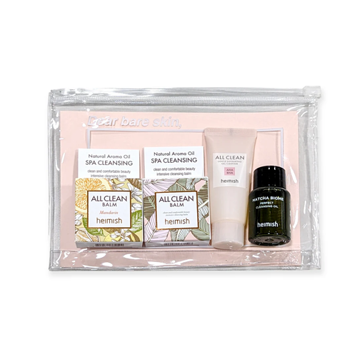[Kit de limpiador facial] Heimish Dear Bare Skin Cleansing Kit
