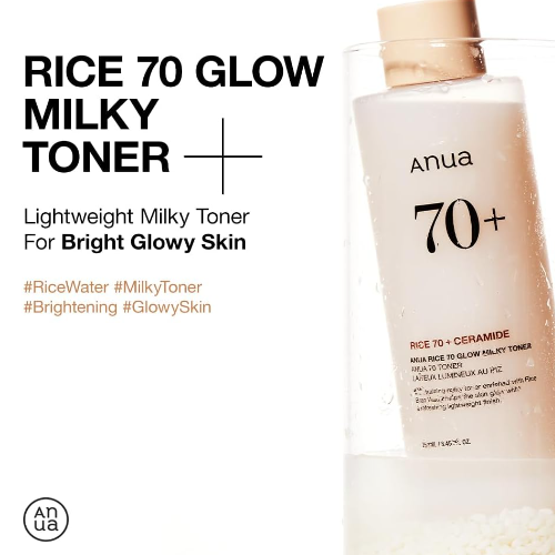 [Tónico] Anua Rice 70 Glow Milky Toner 250ml