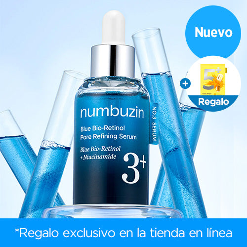 [Sérum cuidado poros] Numbuzin No.3 Blue Bio-Retinol Pore Refining Serum 30ml