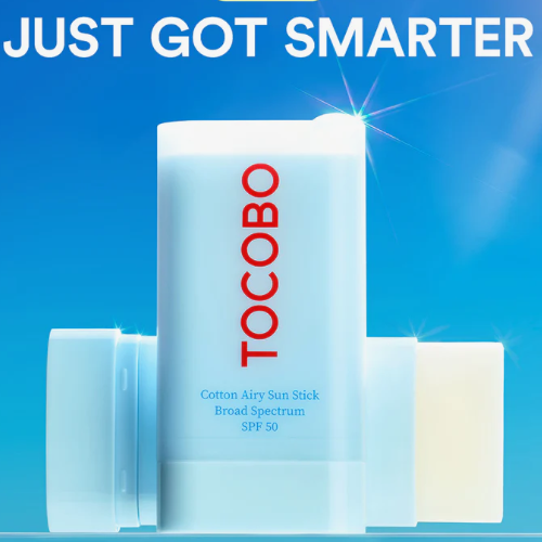 [Protector solar en barra] TOCOBO *renew* Cotton Airy Sun Stick SPF50 19ml