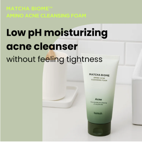 [Limpiador facial] Heimish Matcha Biome Amino Acne Cleansing Foam 150ml