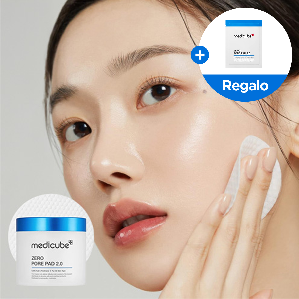 [Almohadillas con tónico] Medicube Zero Pore Pad 2.0 (70ea) + Regalo Gratis