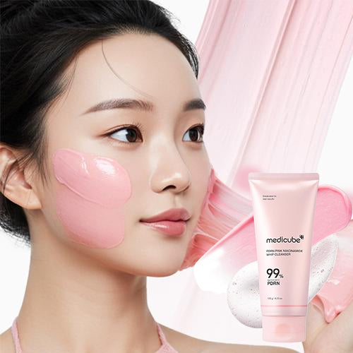 [Limpiador facial] Medicube PDRN Pink Niacinamide Whip Cleanser 120g