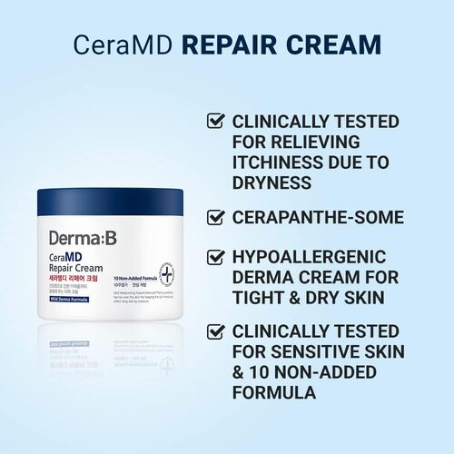 [Crema corporal] DERMA:B CeraMD Repair Cream 430ml