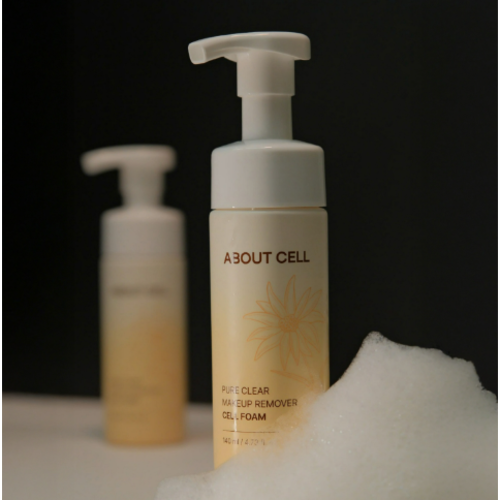 [Limpiador facial] ABOUT CELL PURE CLEAR MAKEUP REMOVER CELL FOAM 140ml
