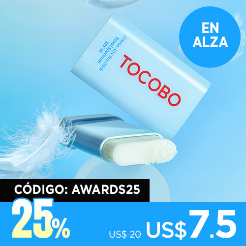 [Protector solar en barra] TOCOBO *renew* Cotton Airy Sun Stick SPF50 19ml