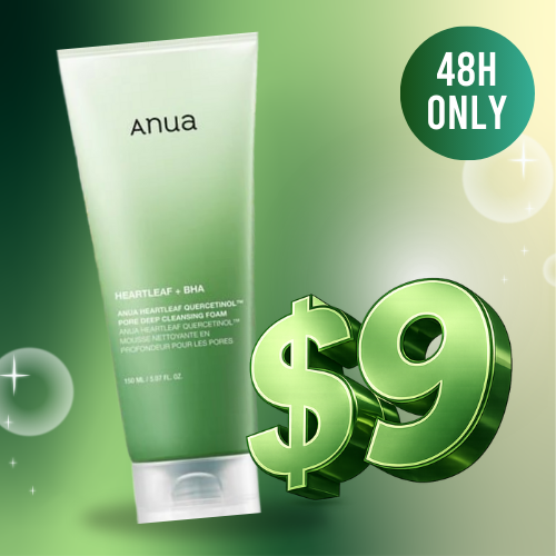 *SUPER PRECIO*[Limpiador facial] Anua Heartleaf Quercetinol Pore Deep Cleansing Foam 150ml