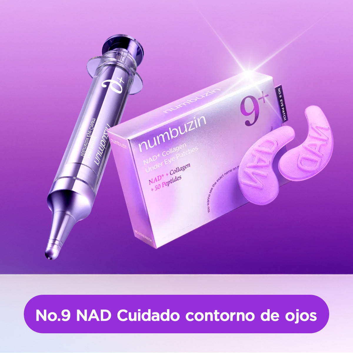 [Set Especial] Numbuzin No.9 NAD Cuidado contorno de ojos (Eye Cream + Patch)