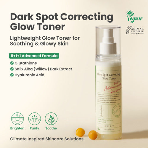 [Tónico glow] AXIS-Y Dark Spot Correcting Glow Toner 125ml