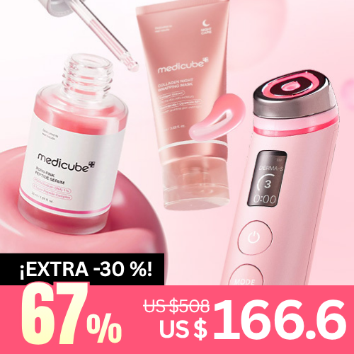 [Set Especial] Medicube Regalos de Amor: Booster Pro + Wrapping Mask + PDRN Serum