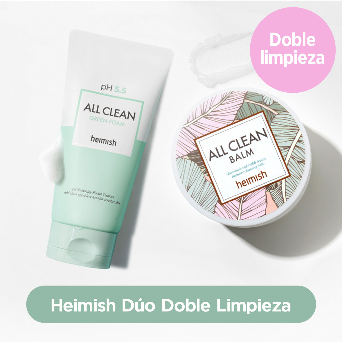 [Set Especial] Heimish Dúo Doble Limpieza All Clean Cleansing Balm & Foam