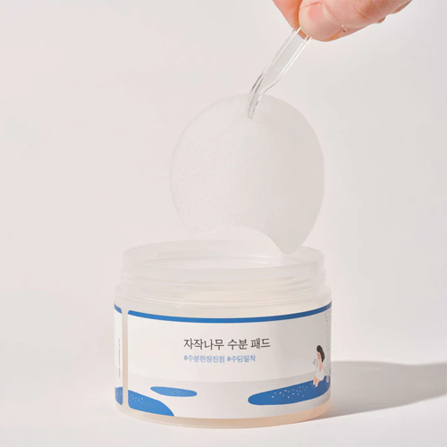 [Almohadillas con tónico] ROUND LAB Birch Juice Moisturizing Pad (80ea)