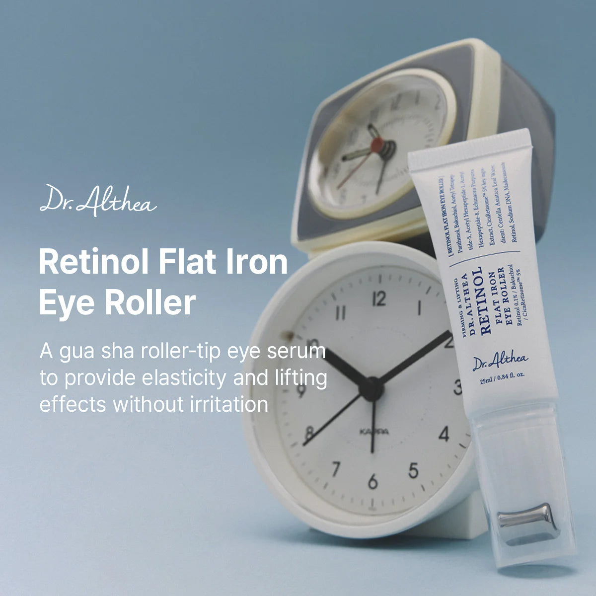 [Sérum contorno de ojos con gua-sha] Dr.Althea Retinol Flat Iron Eye Roller 25ml