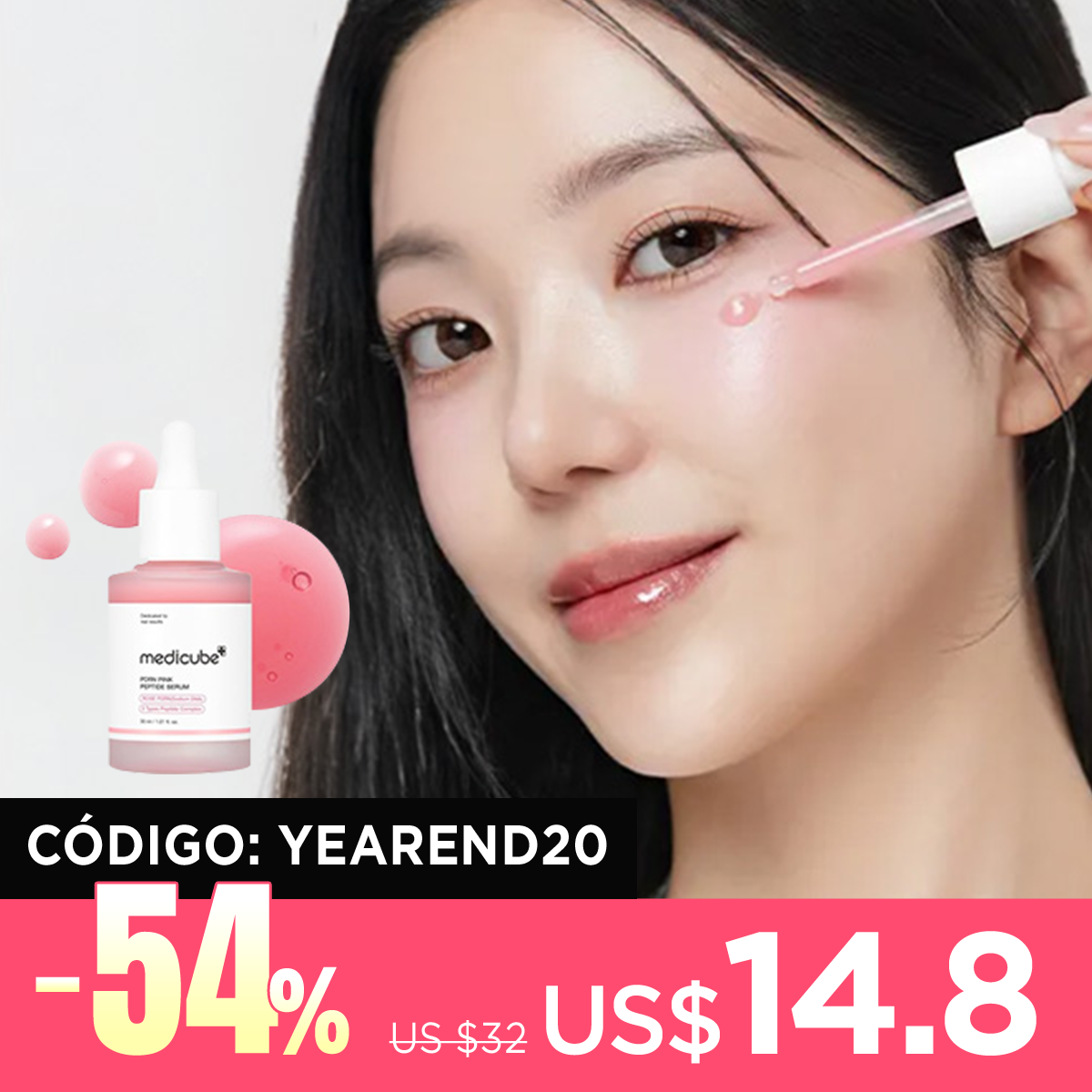 [Sérum] Medicube Collagen PDRN Pink Peptide Serum 30ml