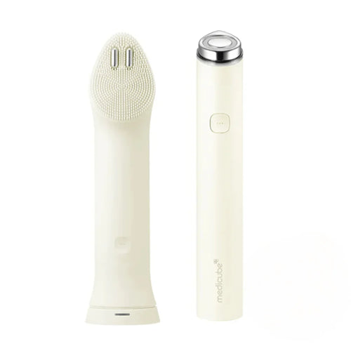 [Dispositivo de limpieza facial] Medicube AGE-R Dispositivo de Limpieza Facial Beige (Mini Plus + Cabezal de Limpieza)