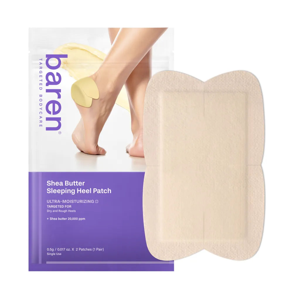 [Parches para pies] baren Shea Butter Sleeping Heel Patch (2ea)