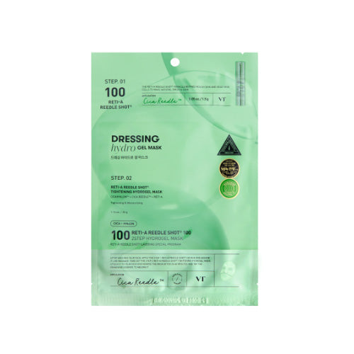 [Mascarilla facial] VT Cosmetics Reti-A Reedle Shot 100 2-Step Hydrogel Mask (1ea)
