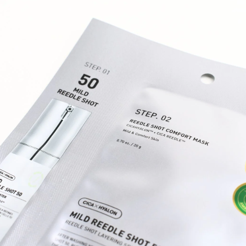 [Mascarilla facial] VT Mild Reedle Shot 50 2-Step Mask (1ea)